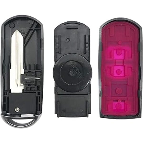 Horande Funda de repuesto de 4 botones para llavero Mazda_4