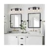 DRNANLIT Lámparas de tocador de baño negras aplique de_5