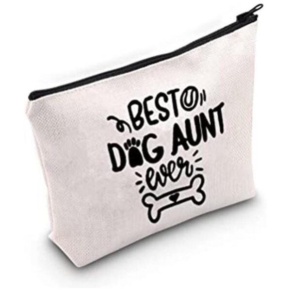 TSOTMO Bolsa de maquillaje para perro y tía regalo para_1