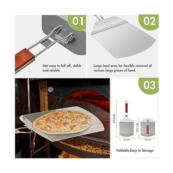 Kit para hacer pizza juego de 8 piezas con bandeja