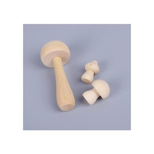 Juego de juguetes de madera sin terminar varios tamaños_6