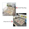 IKITOT Alfombra de juego para coches de juguete y tren_5