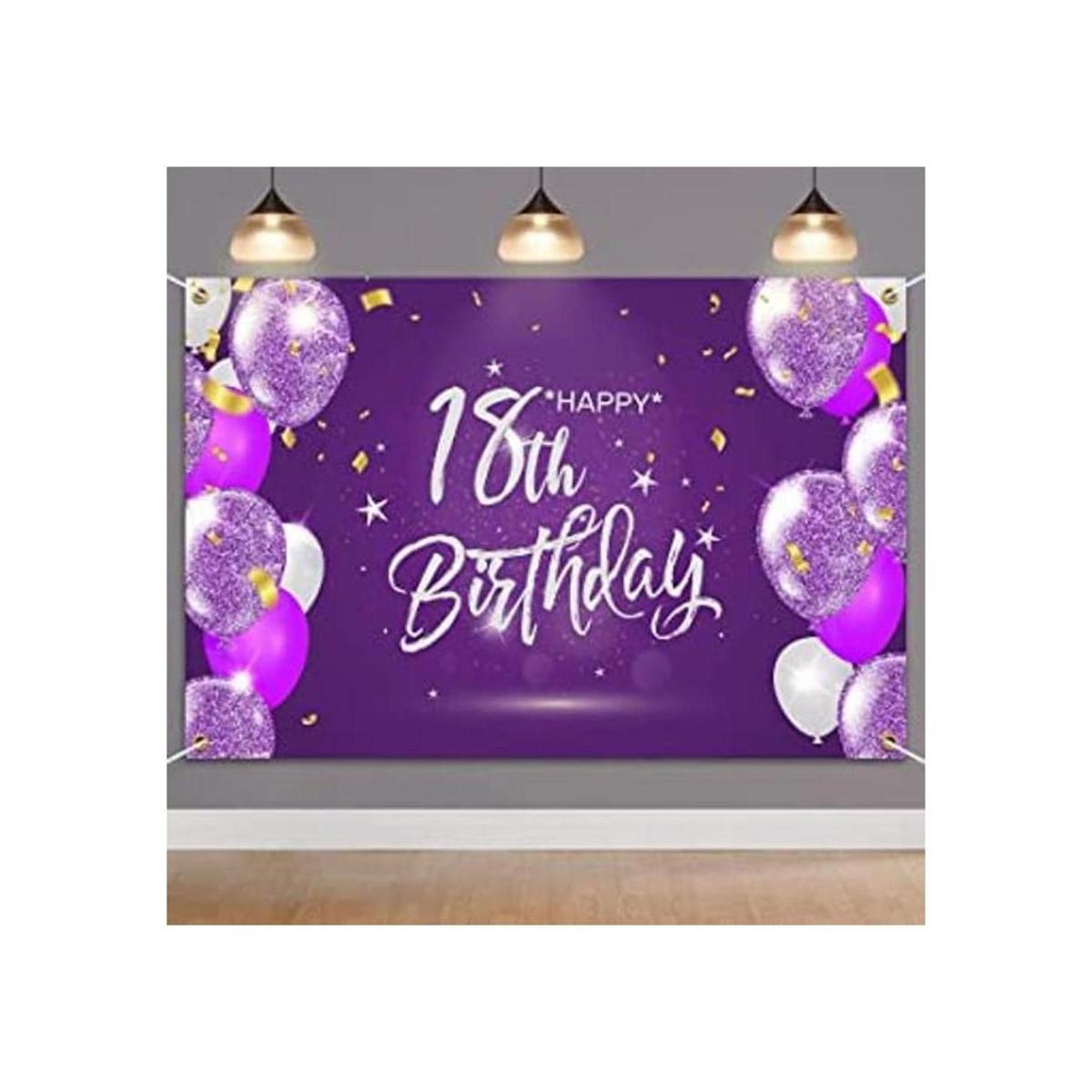 HAMIGAR Telón de fondo de pancarta de feliz cumpleaños
