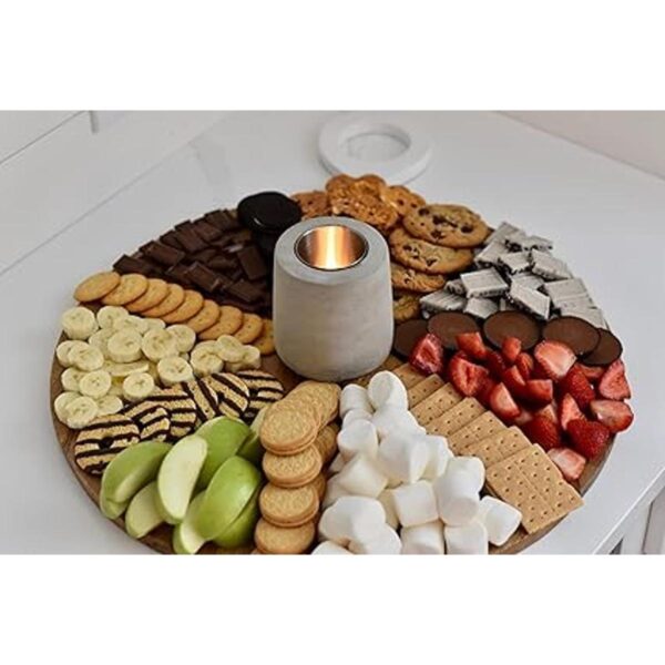 Mud Pie Juego de asado Mini Marshmallow Smore pozo de 4 x_6