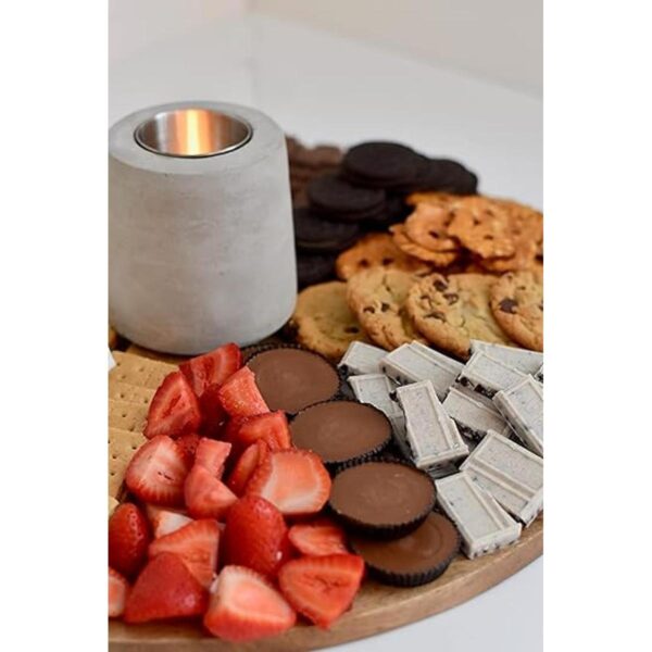 Mud Pie Juego de asado Mini Marshmallow Smore pozo de 4 x_5