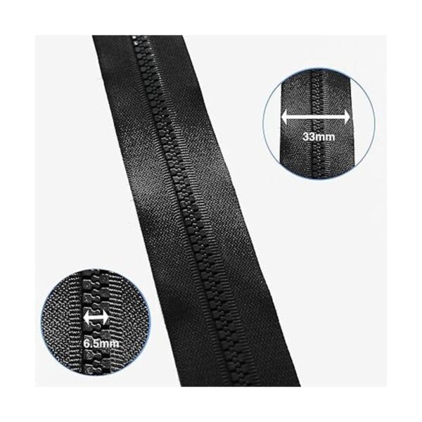 Sawoake 2 cremalleras separadas 5 de 25 pulgadas para_4
