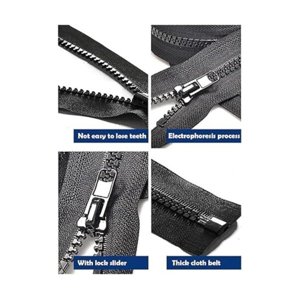 Sawoake 2 cremalleras separadas 5 de 25 pulgadas para_3