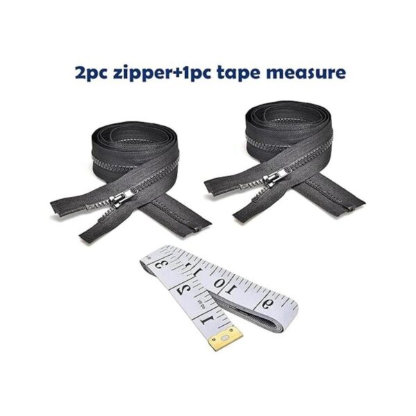 Sawoake 2 cremalleras separadas 5 de 25 pulgadas para_2