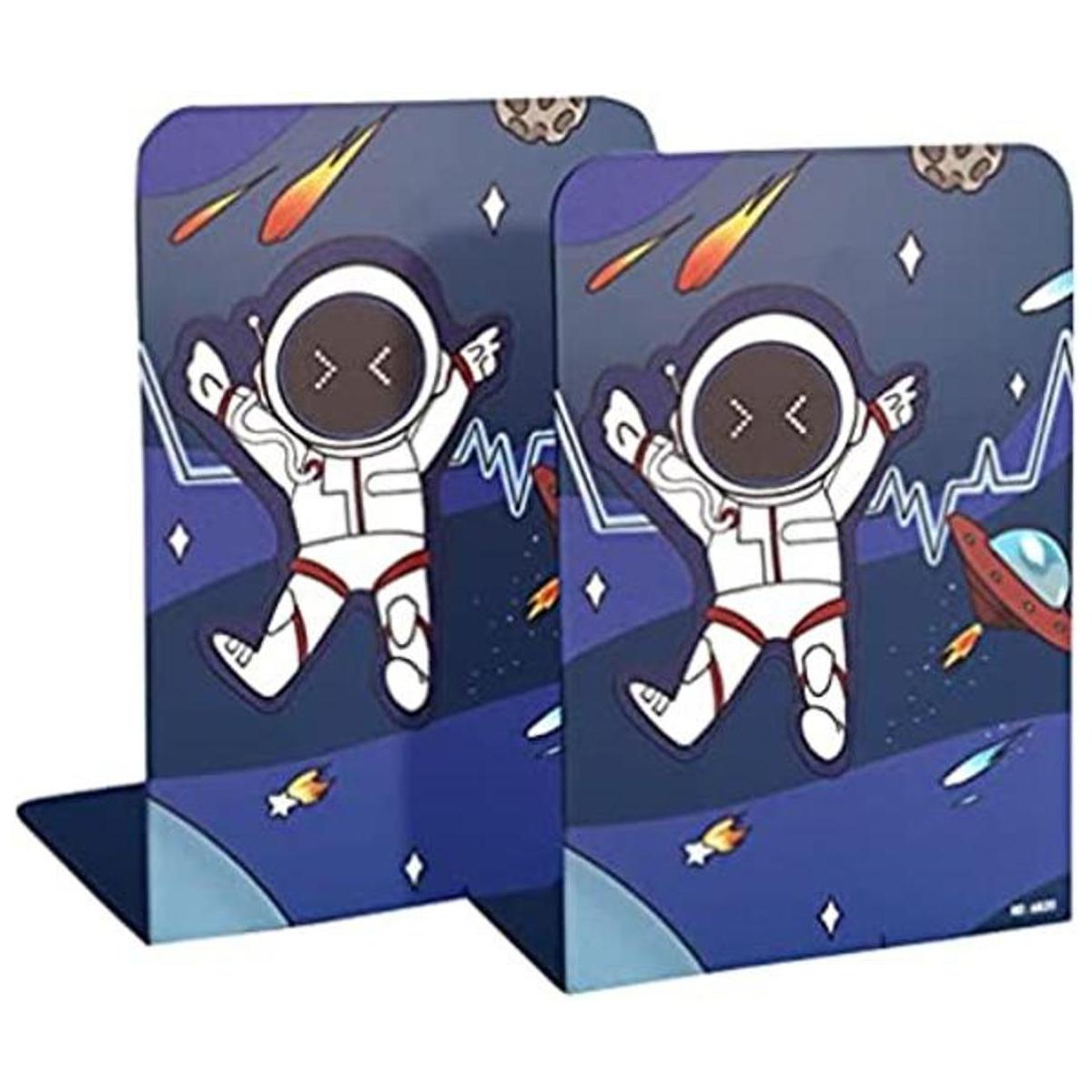 Pack de 2 sujetalibros antideslizantes azules de dibujos