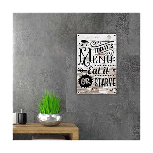 QIONGQI Letrero de metal para decoración de pared de casa_3
