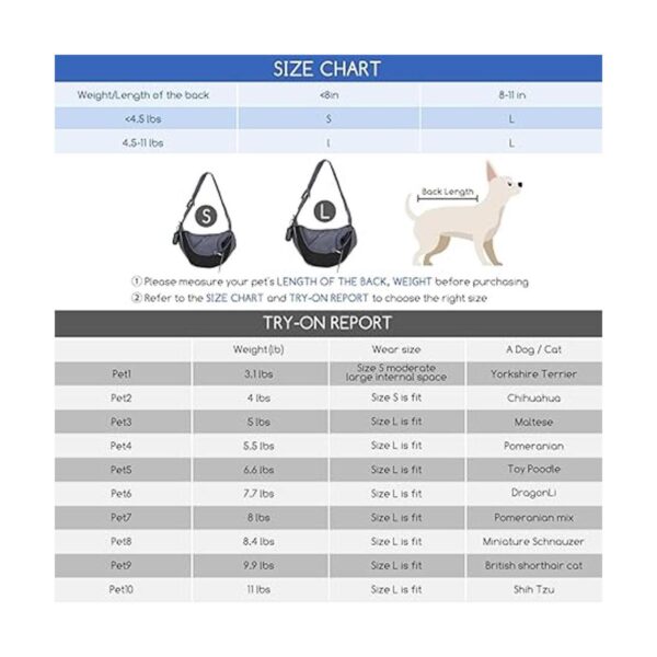 Nobleza Eslinga para perro malla transpirable ajustable_2