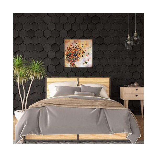 Canvbay Lienzo de mariposas para pared diseño de insectos_3
