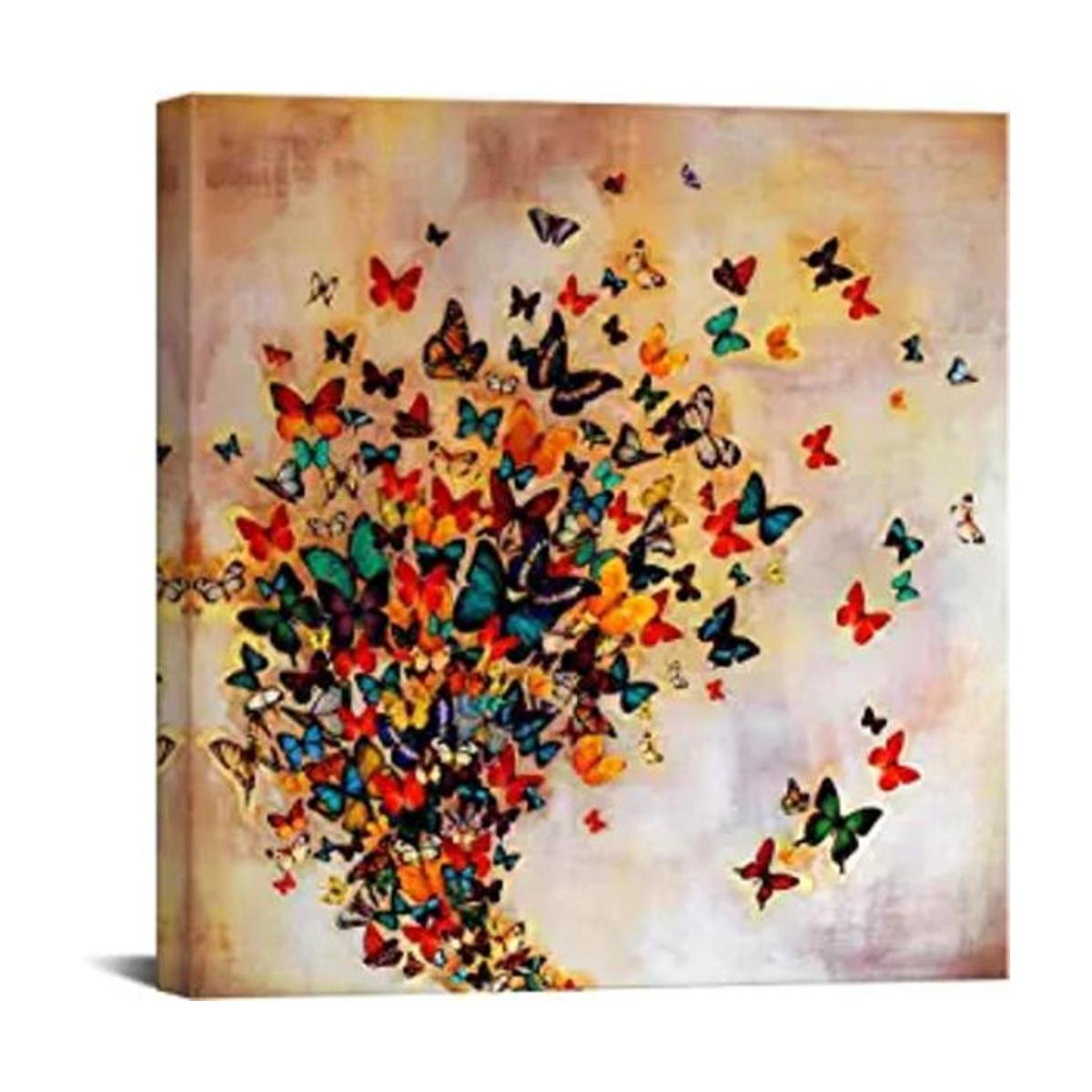 Canvbay Lienzo de mariposas para pared diseño de insectos