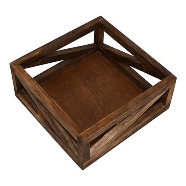 OwlGift Servilletero de madera maciza para mesa de cocina_5