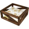 OwlGift Servilletero de madera maciza para mesa de cocina_1
