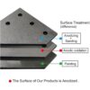 8 juegos de perfiles de aluminio de extrusión 2020 de