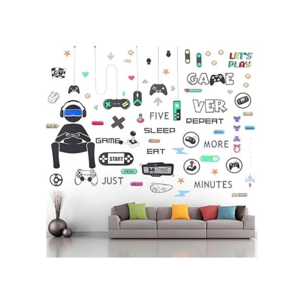 56 calcomanías de pared para jugadores juego de