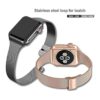 Bandas de malla de acero inoxidable compatibles para Apple_3