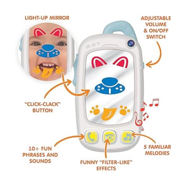 Teléfono de juguete para selfie para bebé con botones de_2
