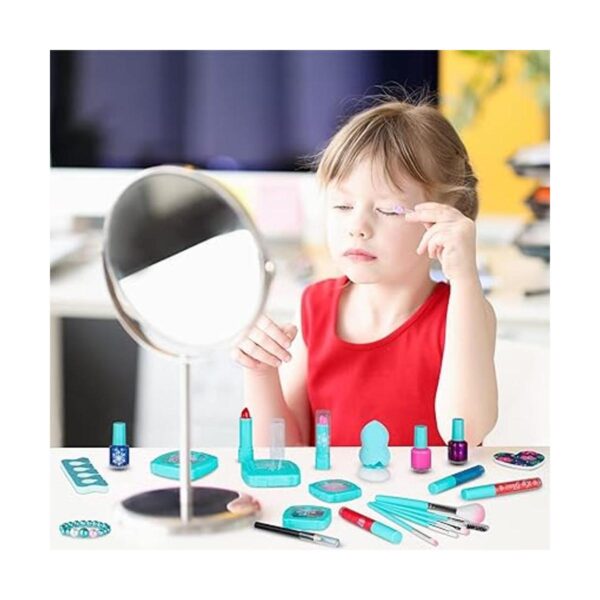 Kit de maquillaje real para niños pequeños con bolsa de_2