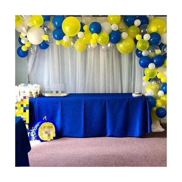 Kit de guirnalda de globos de color azul amarillo y