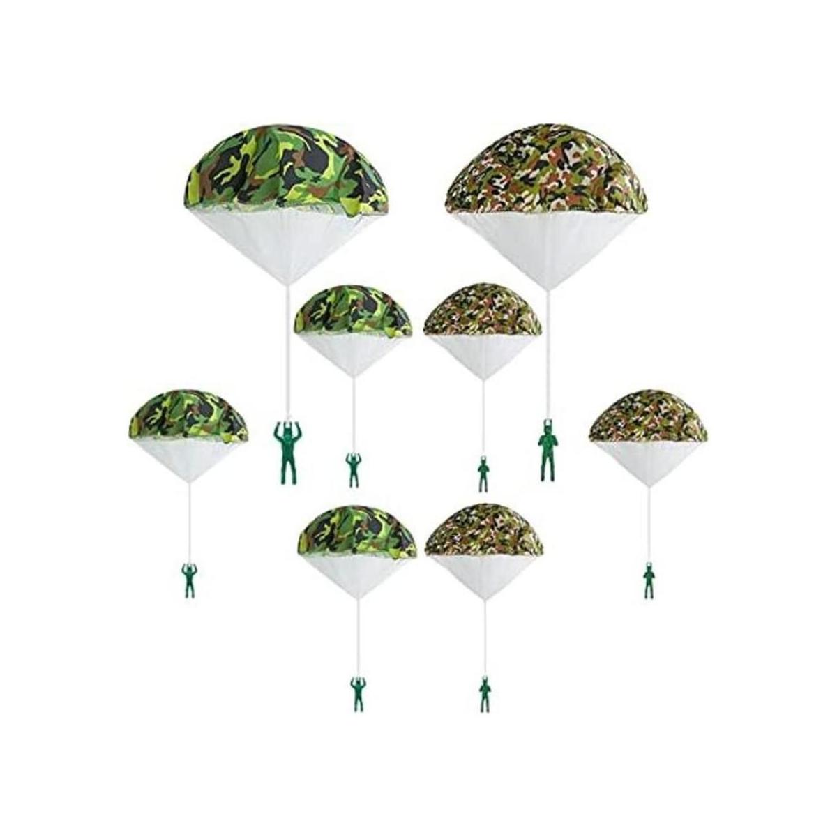 Juguetes de paracaídas de camuflaje del ejército para
