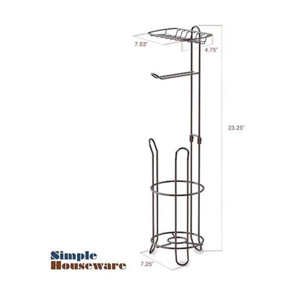 SimpleHouseware Soporte para rollos de papel higiénico_6