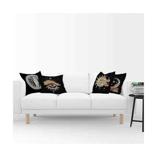 Tarot The Star Moon Art Funda de almohada de lino 18 x_2