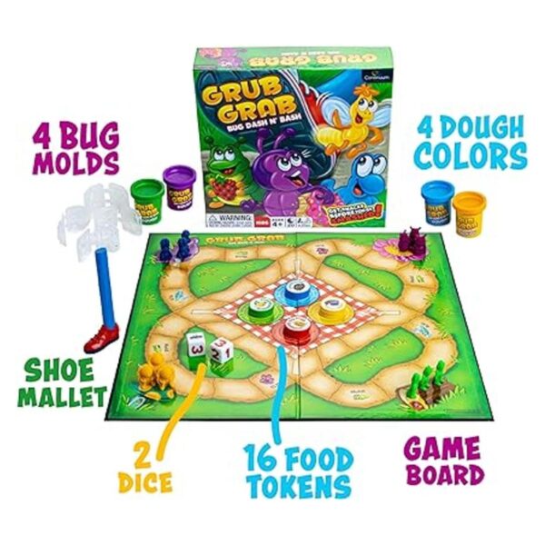 Grub Agarre Bug Dash and Bash divertido juego de mesa_5