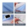 Consine Papel tapiz azul claro 15.7 x 315 pulgadas papel_3