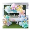 Vanjehou Kit de arco de guirnalda de globos pastel 117_1