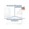 Swetwiny Azucarero de porcelana con tapa y cuchara tarro_6