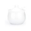 Swetwiny Azucarero de porcelana con tapa y cuchara tarro_1