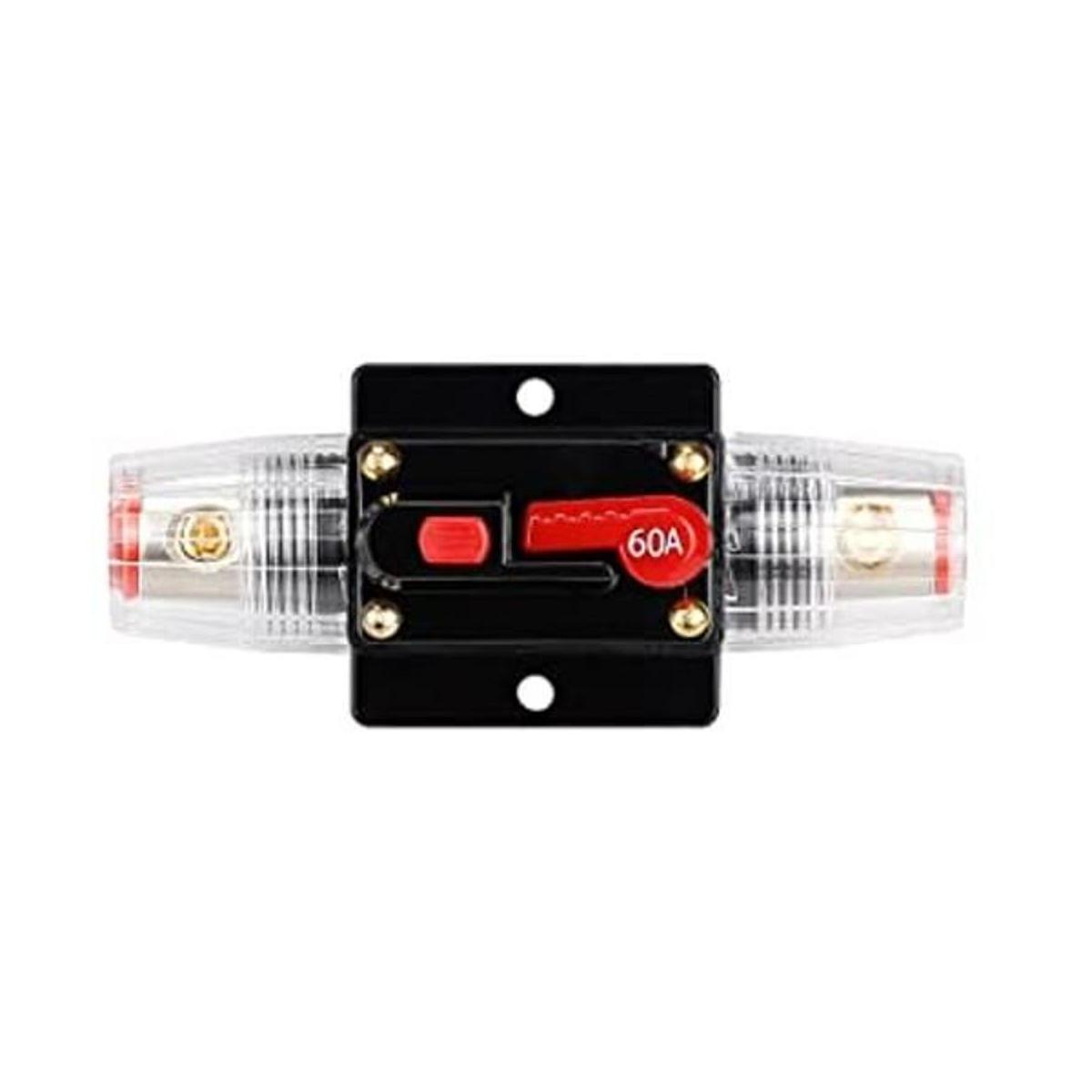 60 amperios 12 V24 V DC portafusibles disyuntor de audio