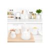 Swetwiny Azucarero de porcelana con tapa y cuchara tarro_4