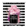 EOBTAIN Cortina de ducha de perfume Hello Gorgeous Makeup