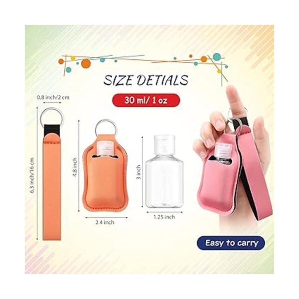 Juego de 54 botellas de viaje vacías con soporte para_2