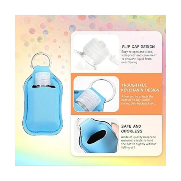 Juego de 54 botellas de viaje vacías con soporte para_6