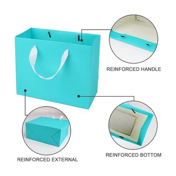 Uceoo LBlue Bolsas de regalo color verde azulado tamaño