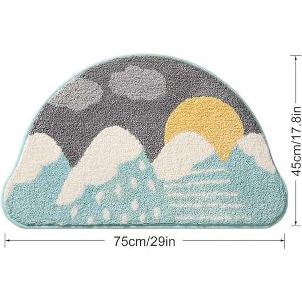 Ankah Alfombra de baño extra suave absorbente