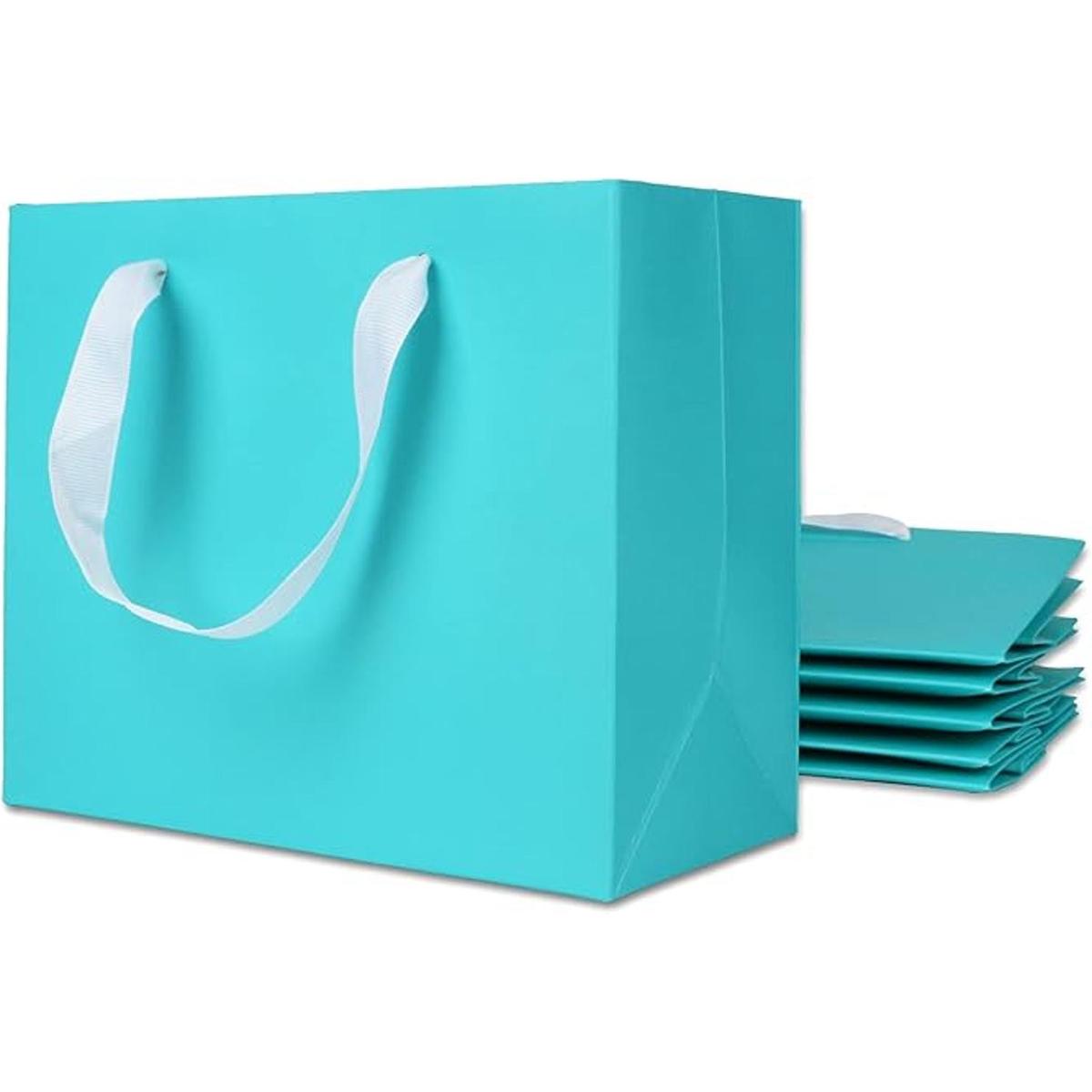 Uceoo LBlue Bolsas de regalo color verde azulado tamaño