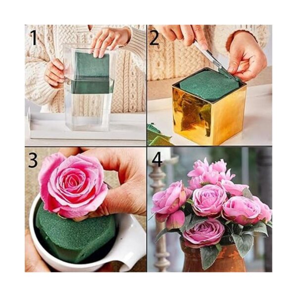 KIMOBER Ladrillos de espuma florales húmedos bloques de