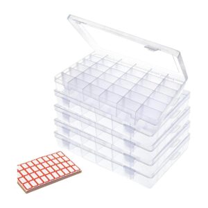 Caja organizadora de plástico transparente de 36 rejillas_1