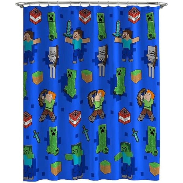 Minecraft Creeper TNT Juego de baño de 14 piezas incluye