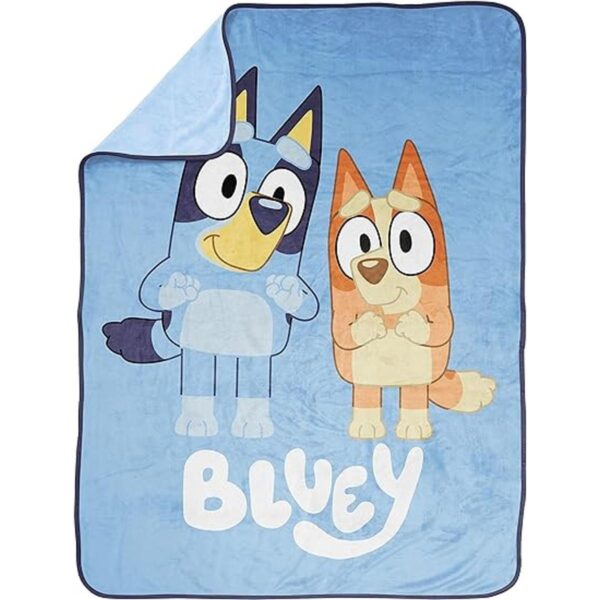 Jay Franco Bluey Again Manta de 46 x 60 pulgadas ropa de_2