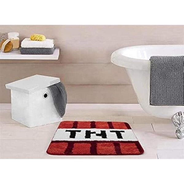 Jay Franco Minecraft Creeper TNT Alfombra de baño de_5