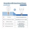 Bombilla LED de emergencia batería de reserva con