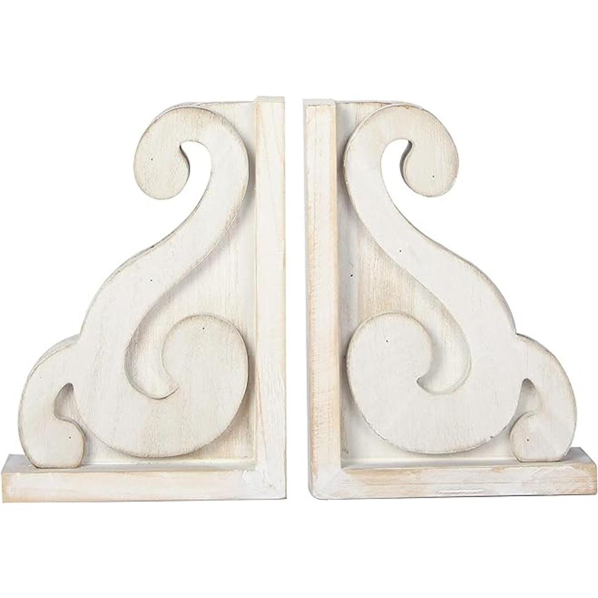 GENMOUS CO. Sujetalibros rústicos estilo corbel vintage
