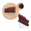 INTERTOOL Juego de destornilladores magnéticos de 8