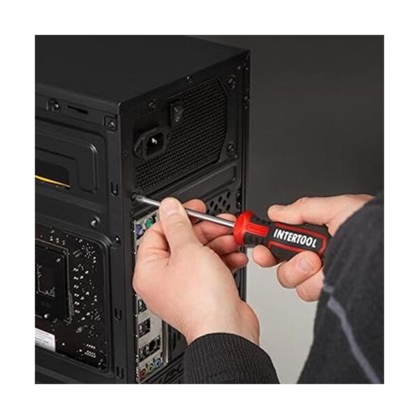 INTERTOOL Juego de destornilladores magnéticos de 8
